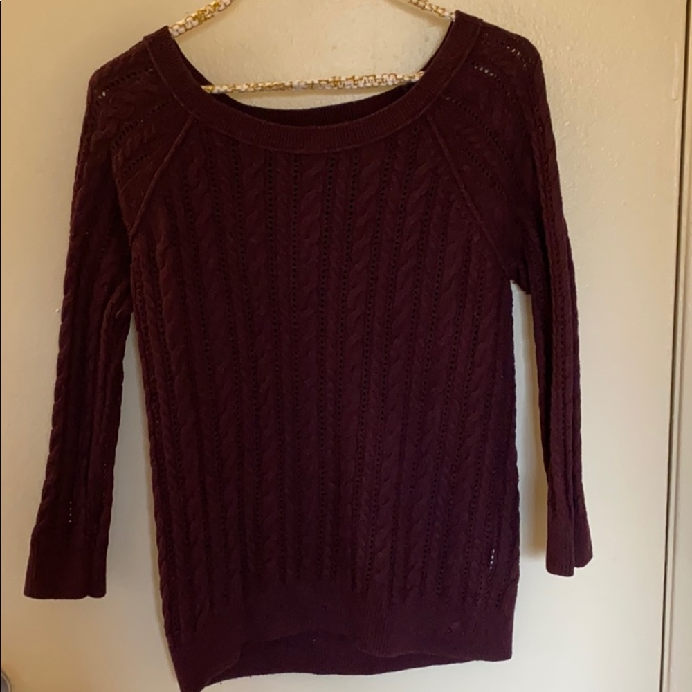 Purple sweater